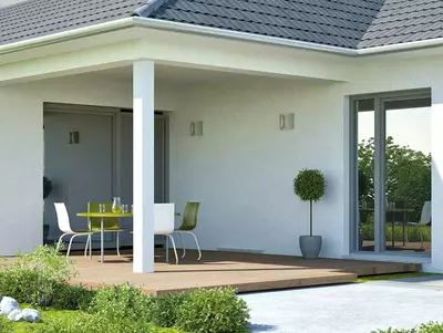Einfamilienhaus mit Terrasse und Garten