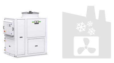 Kaltwasser-Klimasystem in Nicht-Wohngebäude für Raumkühlung