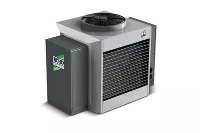Flexible system solution for larger buildings