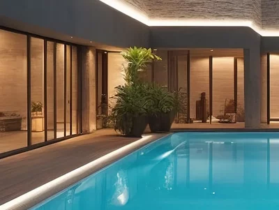 Wellness- und Schwimmbereich Wellnessbereich mit Pool