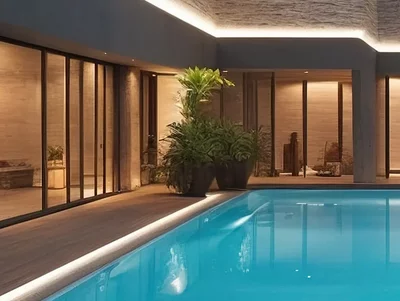 Wellnessbereich mit Pool