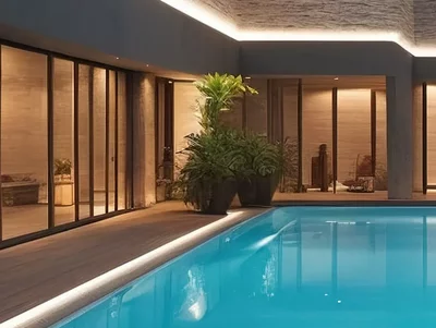 Wellness- und Schwimmbereich Wellnessbereich mit Pool