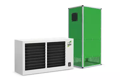 Stationary hot air heating systems Heating systems for halls and large spaces