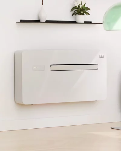 Remko Wandheizgerät in modernem Wohnzimmer