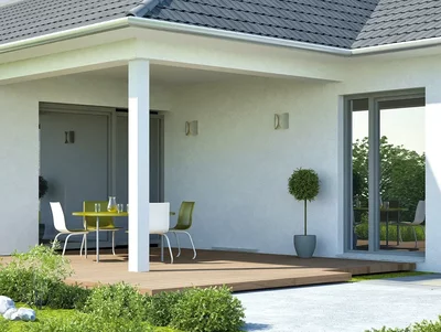 Einfamilienhaus mit Terrasse und Garten