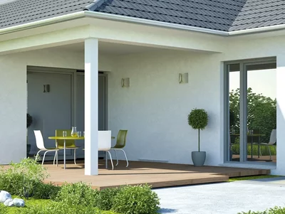 Einfamilienhaus mit Terrasse und Garten