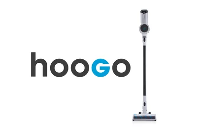 Stielstaubsauger hoogo S4 und hoogo-Logo