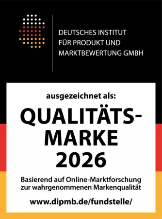 Kwaliteitsmerk 2026 - Deutsches Institut für Produkt und Marktbewertung